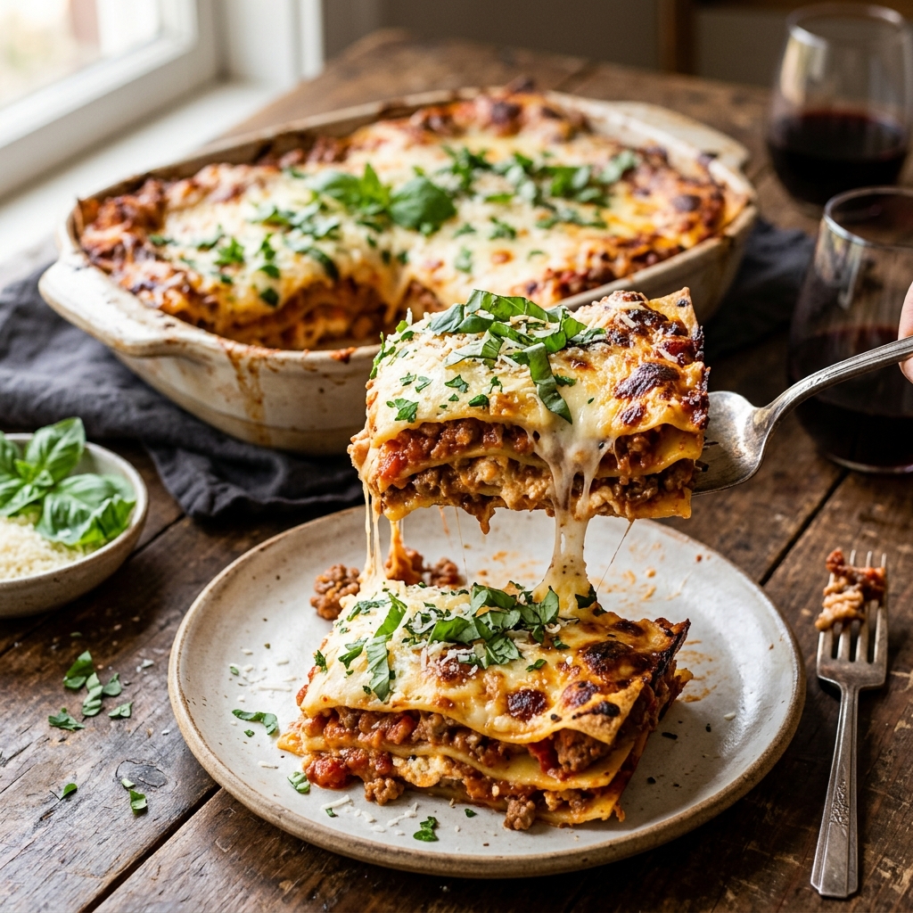 The Ultimate Gluten-Free Lasagna: Layers of Meat, Cheese, and Zero Compromise